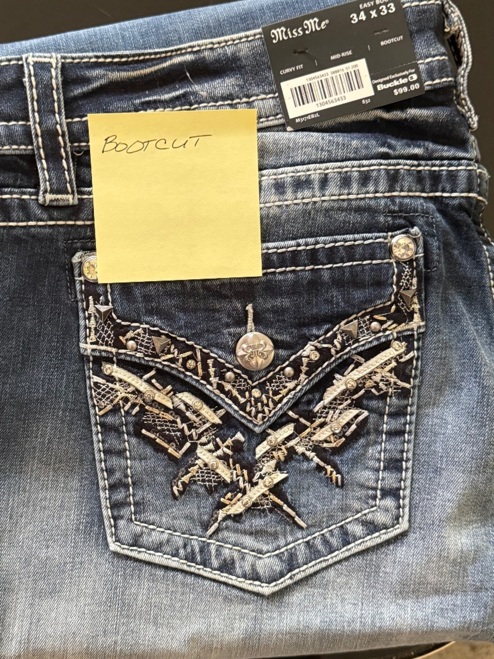 MISS ME Jeans - Women's Size 34 - NEW w/Tags